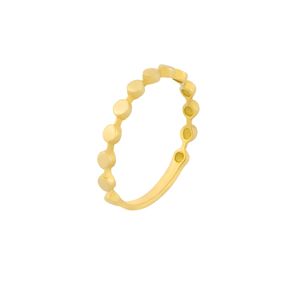 انگشتر طلا 18 عیار زنانه کیا گالری مدل دایره کد RM245