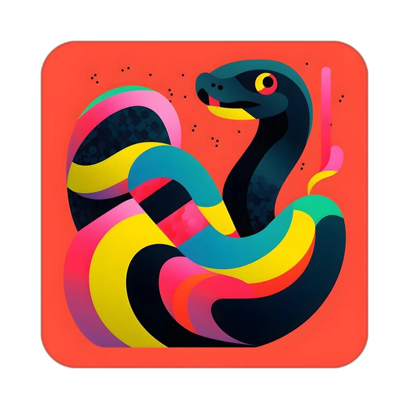 زیر لیوانی کاکتی طرح حیوانات رنگی مدل mp25338