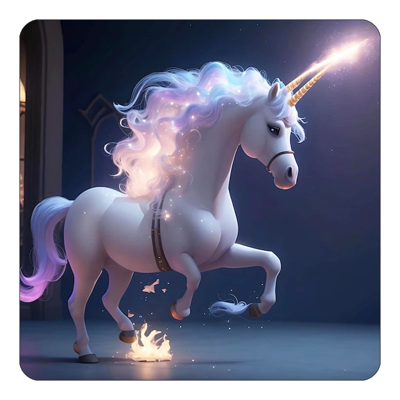 مگنت کاکتی طرح اسب تک شاخ و یونیکورن مدل mp32581