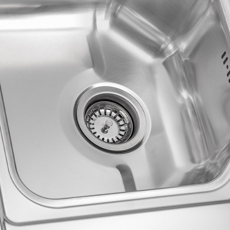 سینک ظرفشویی استیل روکار دو لگنه درسا مدل DS 3211-120