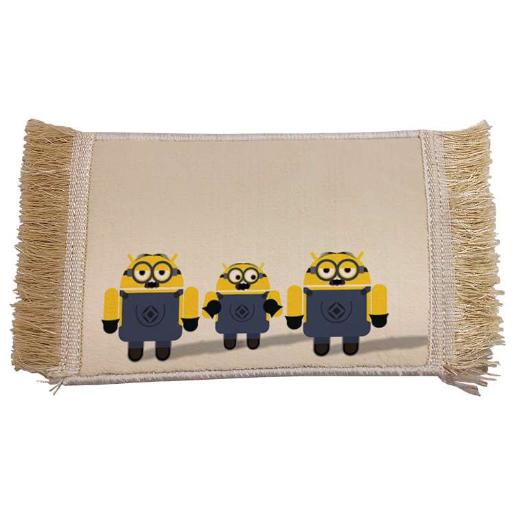 فرش ماشینی دیوارکوب مدل مینیون کد 7