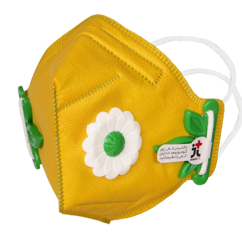 ماسک تنفسی جانان طب مدل 6 لایه JT3 بدون دریچه بازدمی