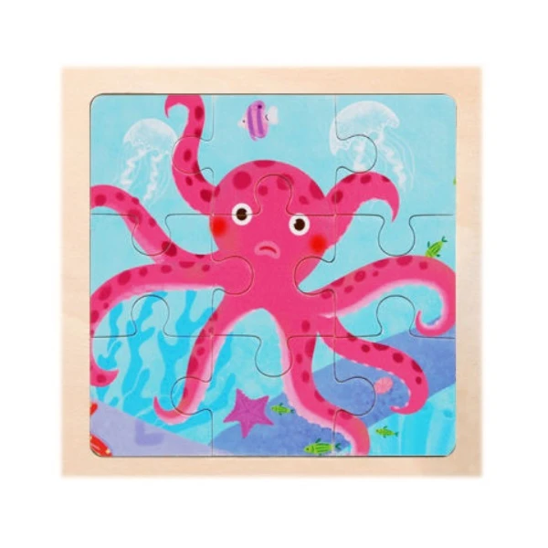 پازل 9 تکه مدل اختاپوس