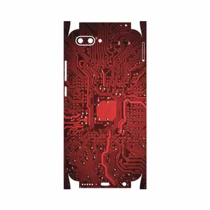 MAHOOT Red Printed Circuit Board-FullSkin Cover Sticker for Honor 10