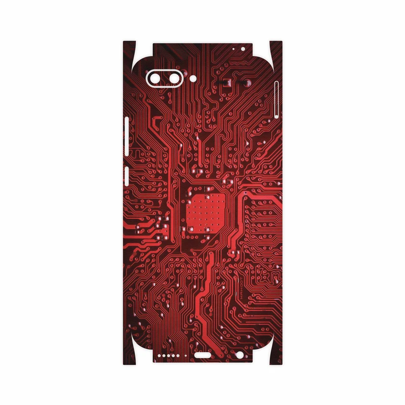 برچسب پوششی ماهوت مدل Red Printed Circuit Board-FullSkin مناسب برای گوشی موبایل آنر 10