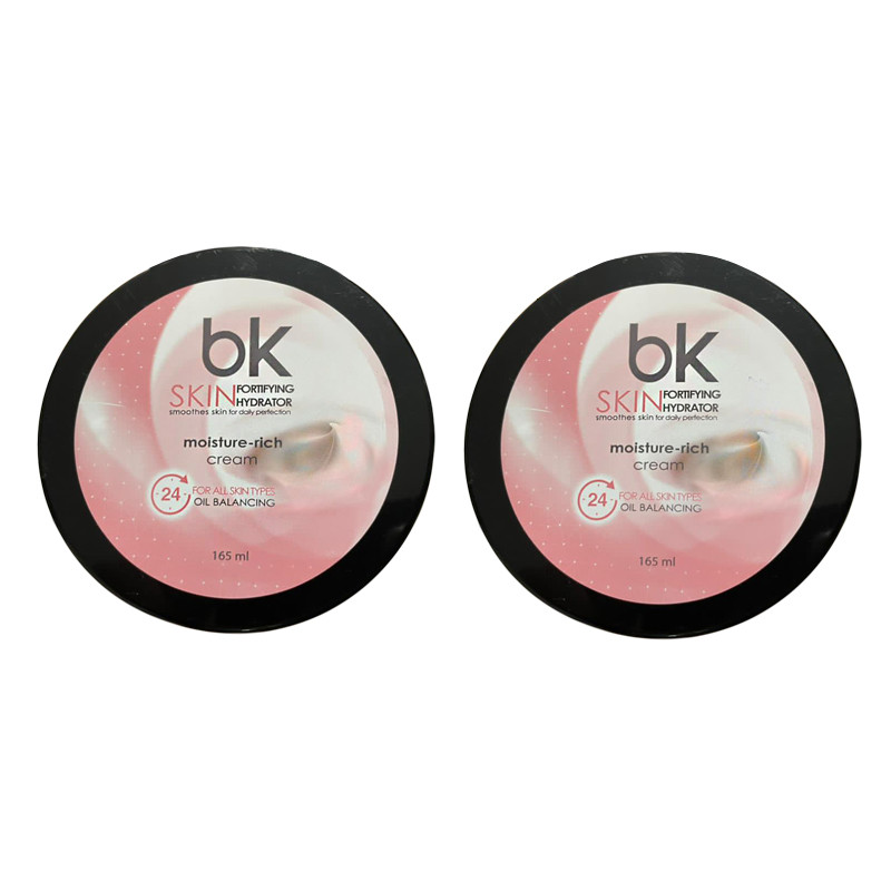 کرم آبرسان بی کی مدل SKIN FORTIFYING HYDRATOR حجم 165 میلی لیتر مجموعه 2 عددی