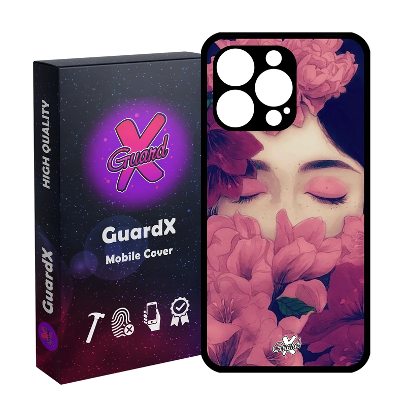 کاور گارد ایکس طرح Girl مدل Glass10027 مناسب برای گوشی موبایل اپل iPhone 13 Pro