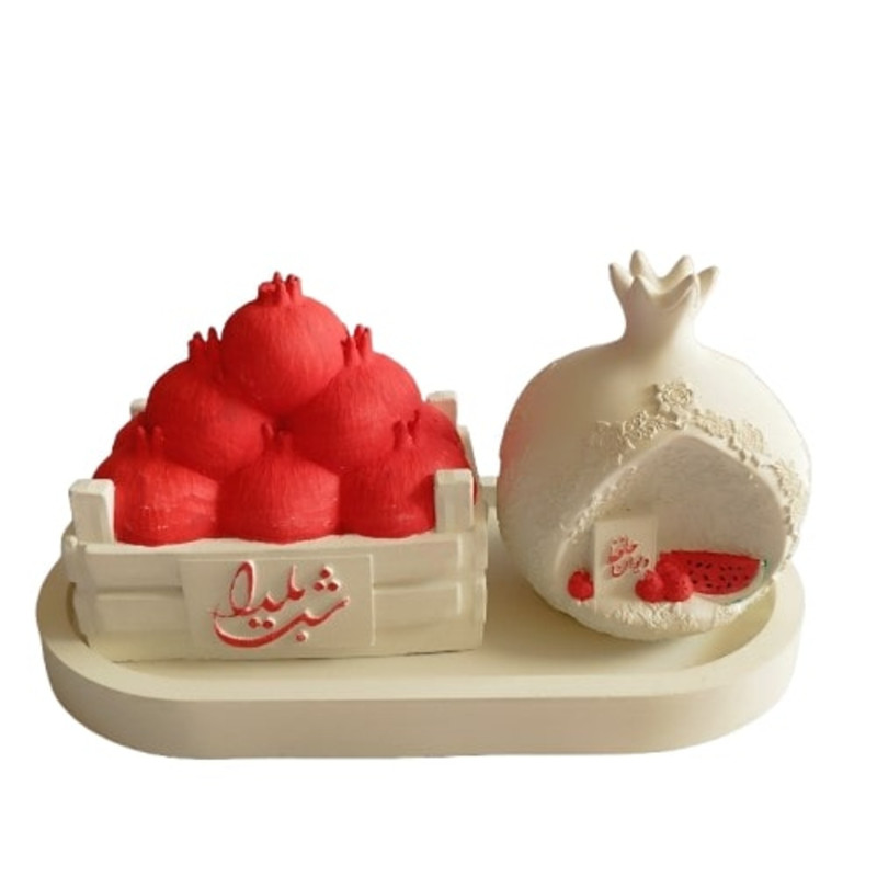 ست مناسبتی شب یلدا مدل سبد و طاقچه مجموعه سه عددی