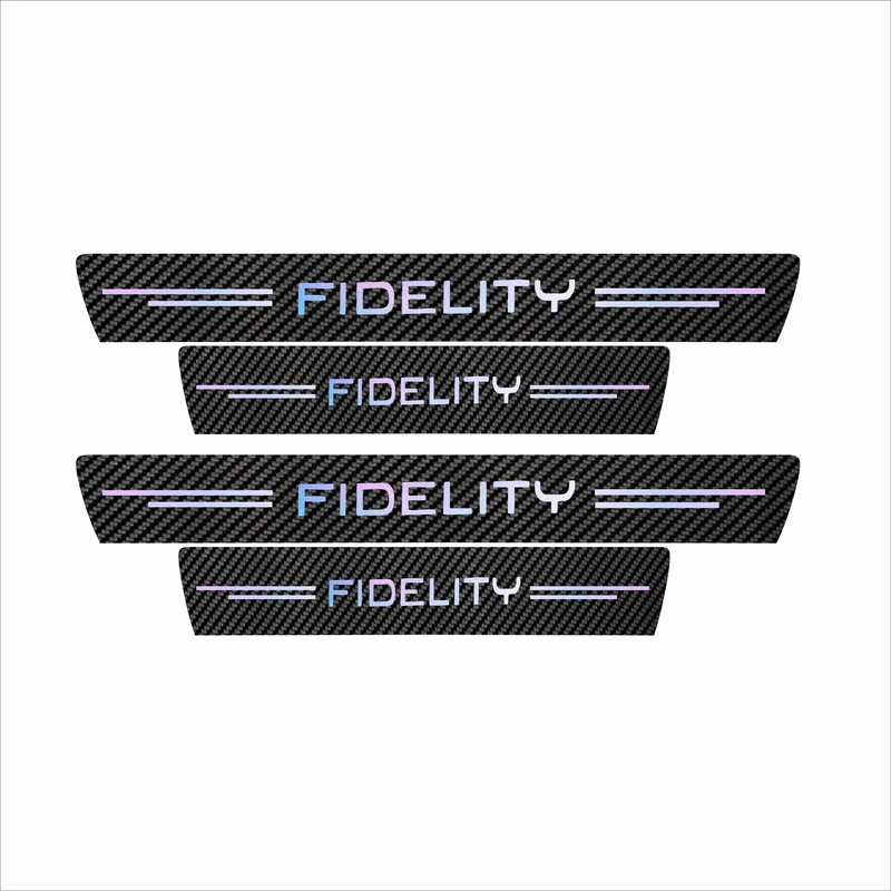 برچسب پارکابی خودرو سولگی مدل کربن کد J15 مناسب برای فیدیلیتی بسته 4 عددی