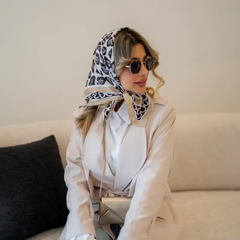 روسری زنانه مدل لئوپارد