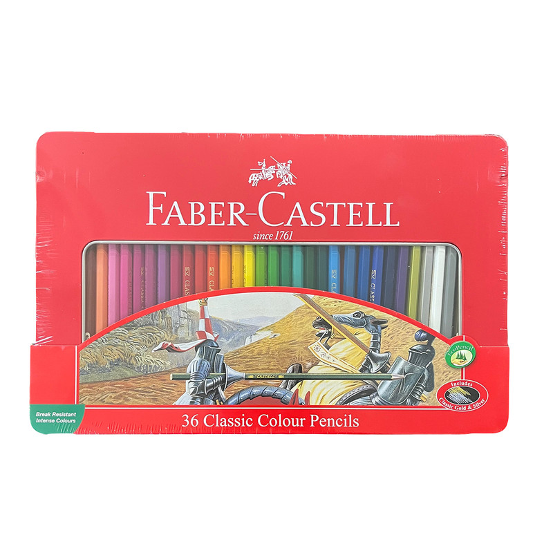 مدادرنگی 36 رنگ فابر کاستل مدل کلاسیک