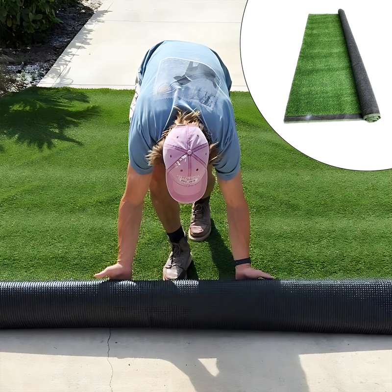 چمن مصنوعی دنیای چمن طرح آوانا مدل DB25 سایز 2x1 متر