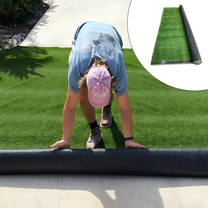 چمن مصنوعی دنیای چمن طرح آوانا مدل DB25 سایز 2x1 متر