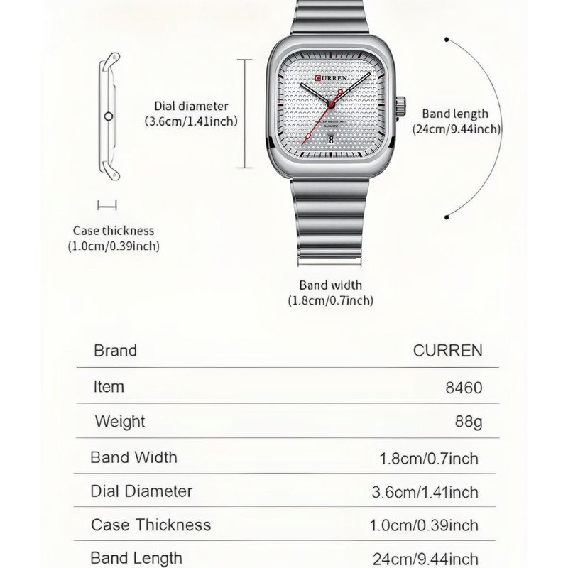 ساعت مچی عقربه‌ای مردانه کوارتز کورن مدل کلاسیک کد 6