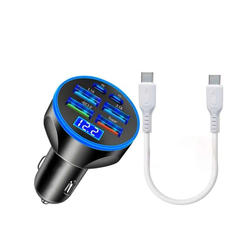شارژر فندکی 66 وات مدل FP-89 به همراه کابل USB-C شارژر فندکی 66 وات مدل FP-89 به همراه کابل USB-C