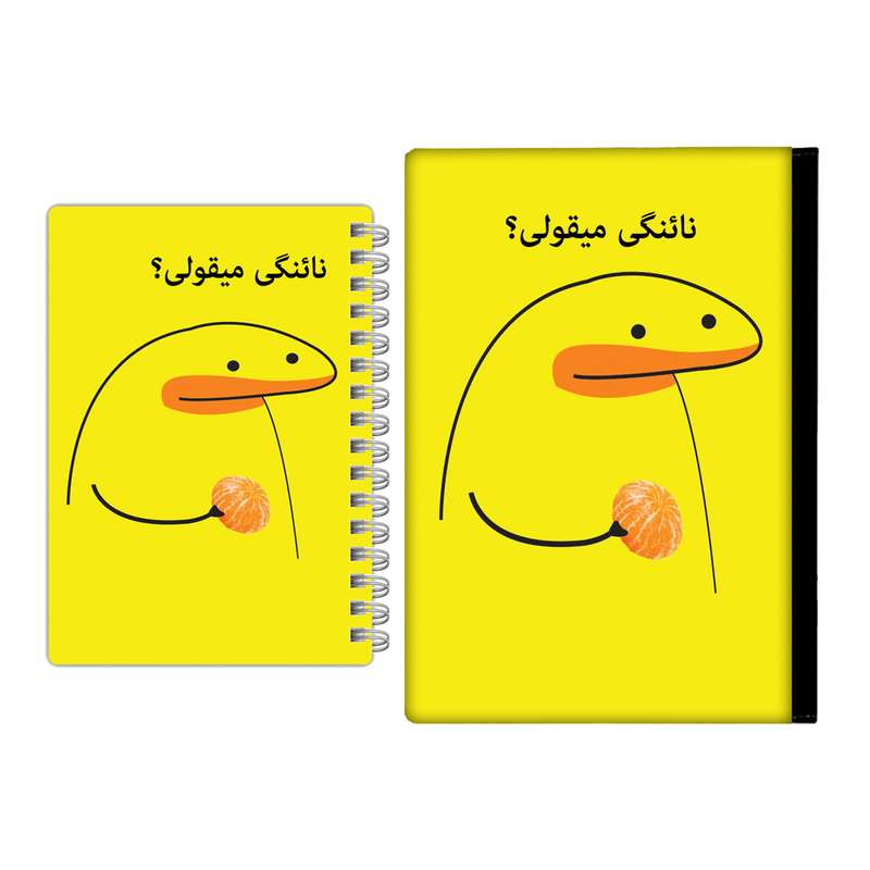 کلاسور مدل میقولی کد 2405 به همراه دفترچه یادداشت