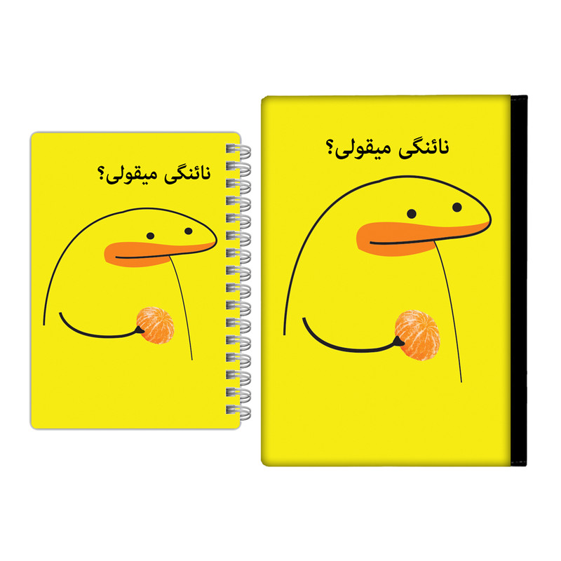 کلاسور مدل میقولی کد 2405 به همراه دفترچه یادداشت