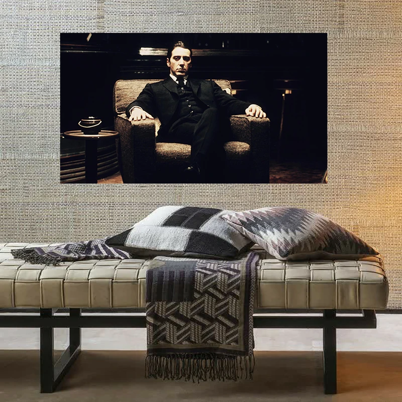 تابلو شاسی طرح مخمل پدرخوانده مدل مایکل کورلئونه کد AR31089