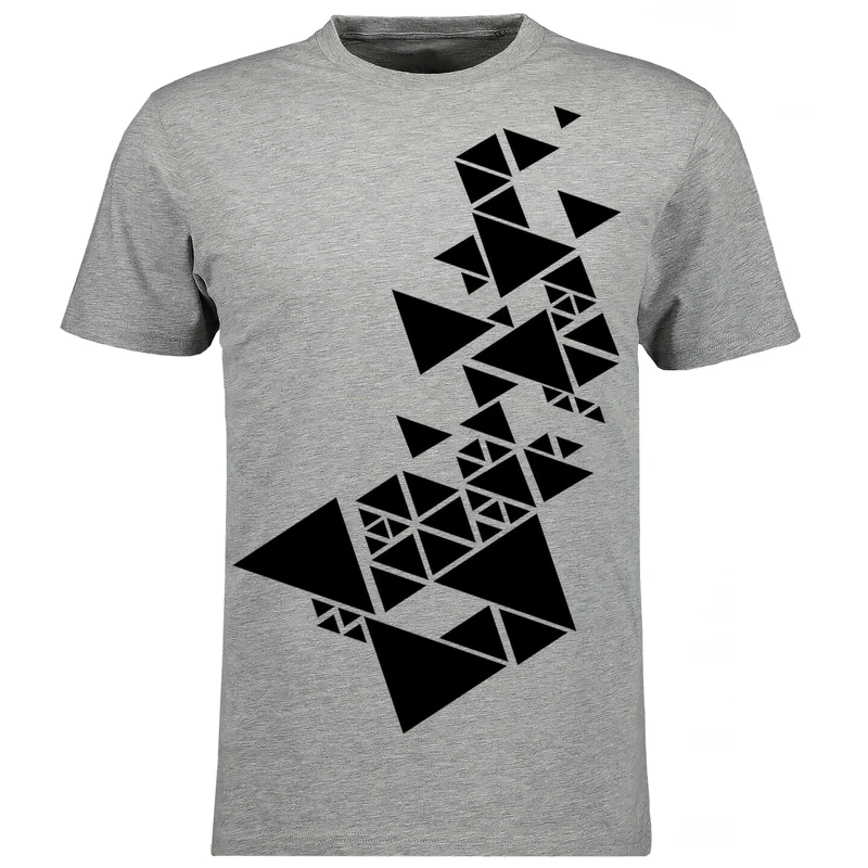 تی شرت آستین کوتاه مردانه مدل انتزاعی کد V15