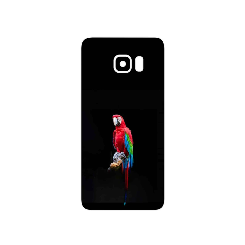 برچسب پوششی ماهوت مدل Parrot مناسب برای گوشی موبایل سامسونگ Galaxy S6 Edge