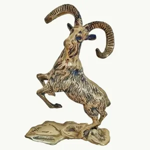 مجسمه برنجی مدل قوچ