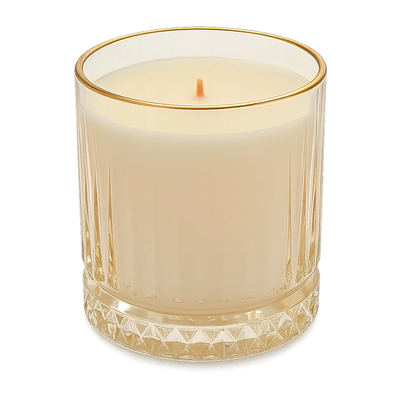 شمع دست‌ساز معطر انگلیش هوم مدل بال کوپو کد 280 با رایحه لیمو، رز، وانیل، عنبر سیاه زمان اتمام 20 ساعت