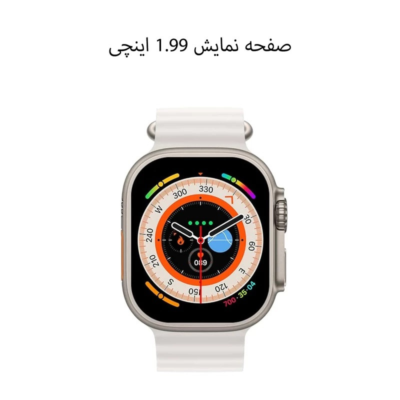 ساعت هوشمند مدل اولترا T1000 دارای قابلیت های قابلیت مکالمه مستقیم، قابلیت مکالمه از طریق بلوتوث، ضد آب بند سیلیکون