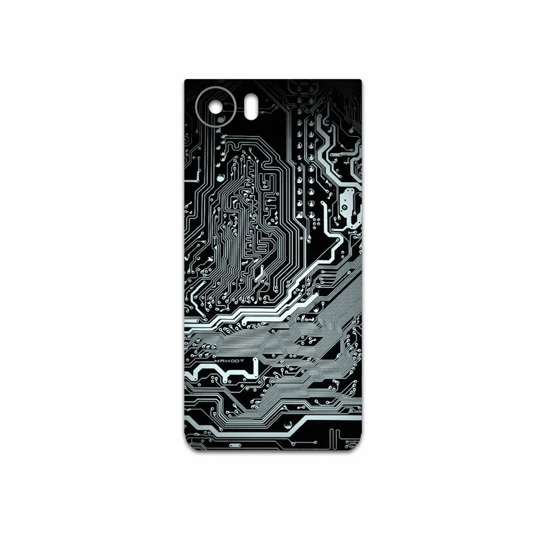 برچسب پوششی ماهوت مدل Black-Printed-Circuit-Board مناسب برای گوشی موبایل بلک بری KEYONE