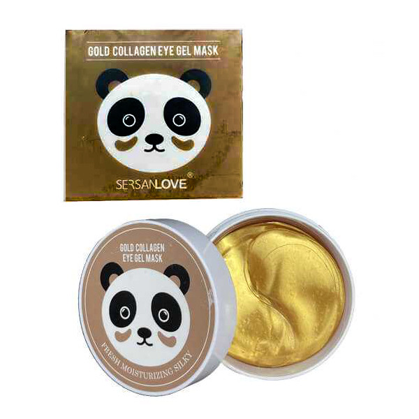 ماسک زیر چشم سرسان لاو مدل Golde وزن 80 گرم بسته 60 عددی