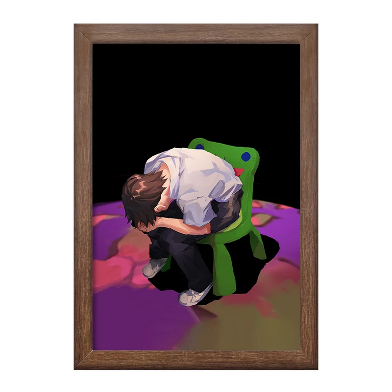 تابلو خندالو طرح بازی انیمال کراسینگ (Animal Crossing) کد 32660