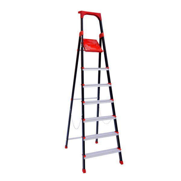 نردبان 7 پله آلوم پارس پله مدل الماس نردبان 7 پله آلوم پارس پله مدل الماس