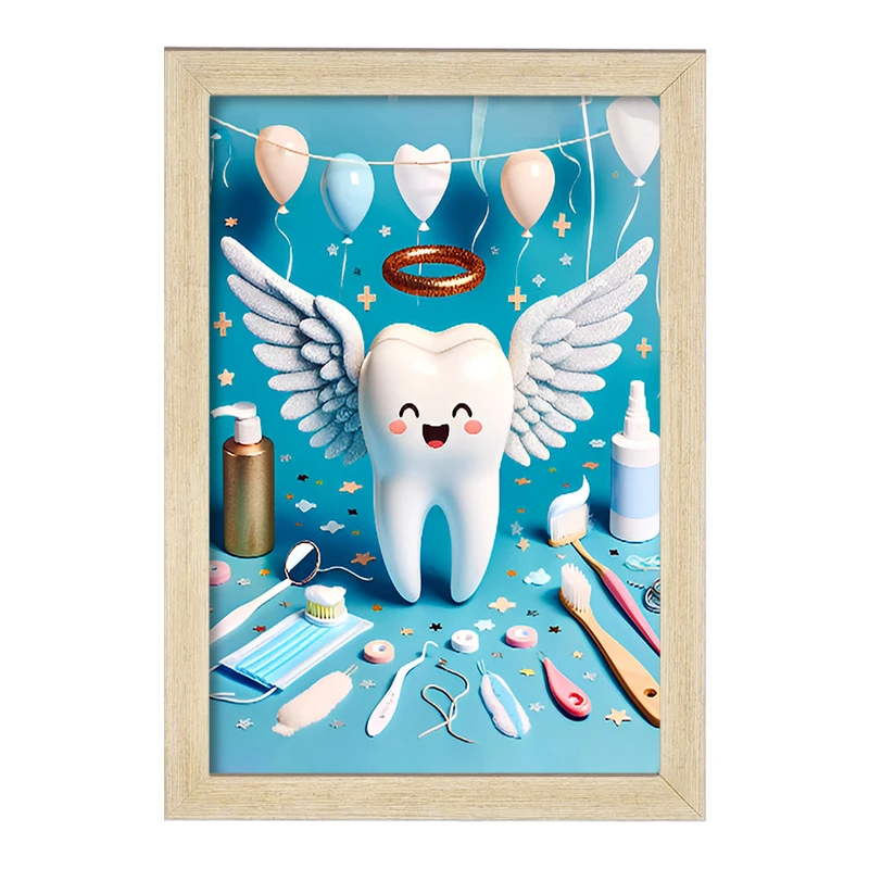 تابلو خندالو مدل دندان و دندان پزشکی کودکانه کد F9821