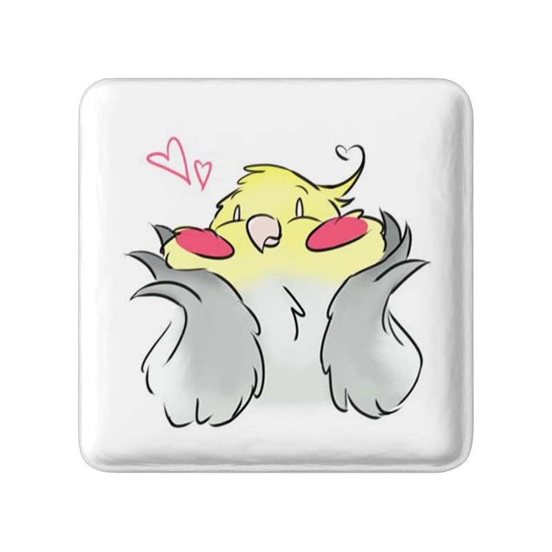 پیکسل خندالو طرح پرندگان زینتی مدل مربعی کد 30490