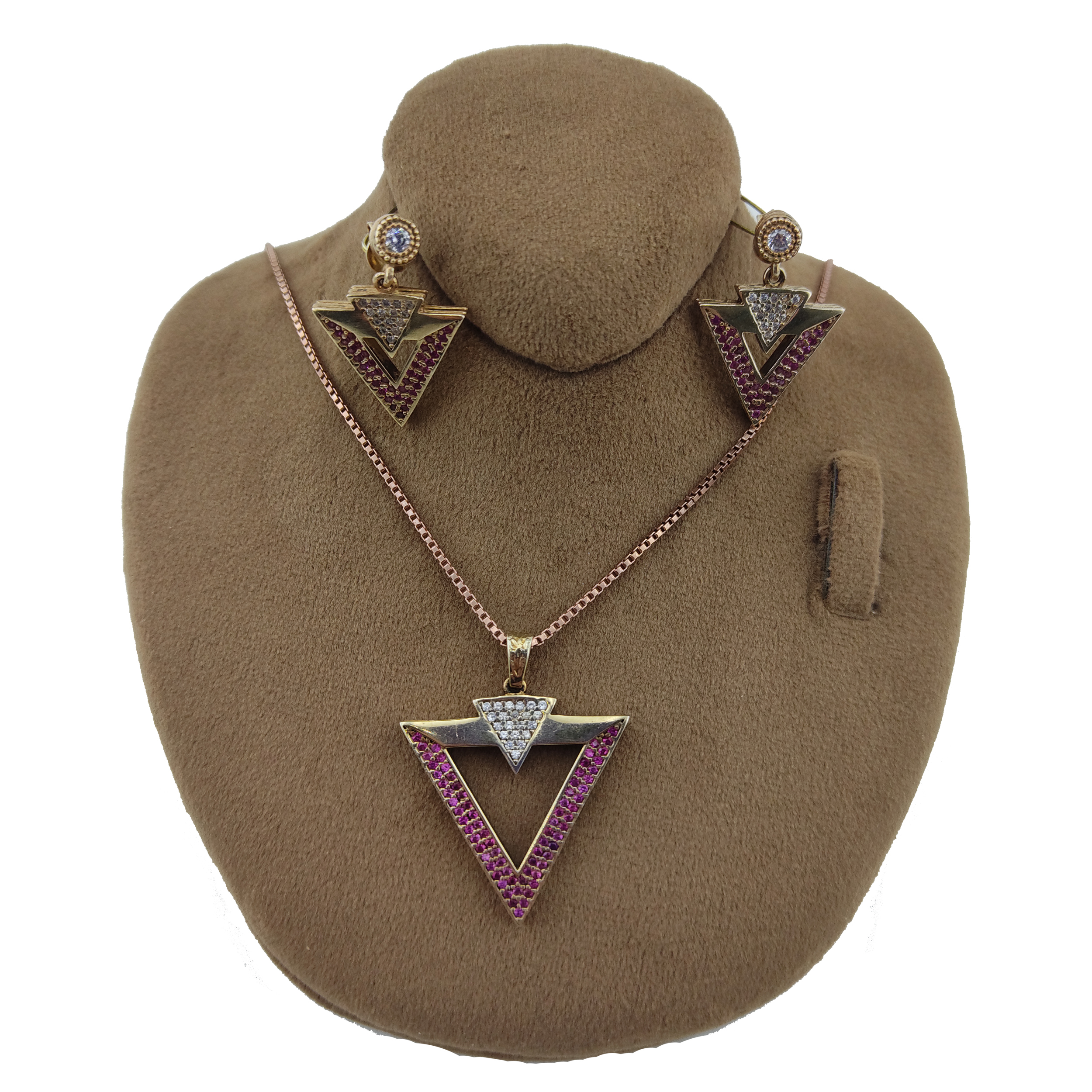 نیم ست نقره زنانه مدل 0198