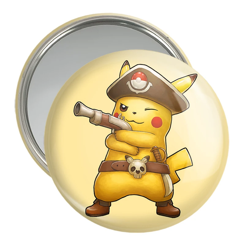 آینه جیبی خندالو مدل پیکاچو انیمه پوکمون  کد 17410