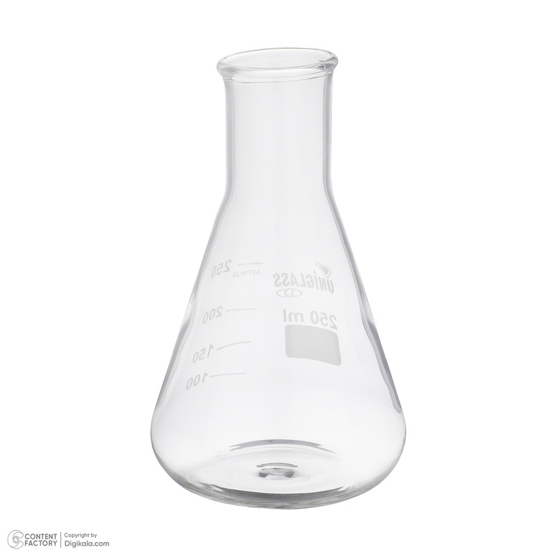 ارلن آزمایشگاه یونی گلس مدل boro ظرفیت 250 میلی لیتر بسته 2 عددی