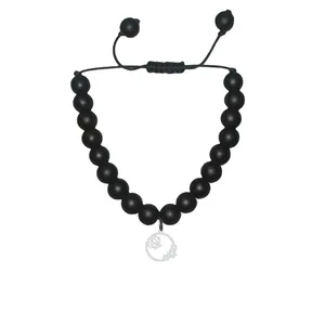 دستبند نقره هایکا طرح پروانه و گل مدل n.ha 927