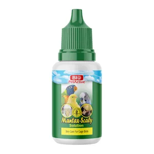 قطره ترمیم کننده پوست و منقار پرندگان بایوپت اکتیو مدل Mantax-Scaly حجم 20 میلی لیتر