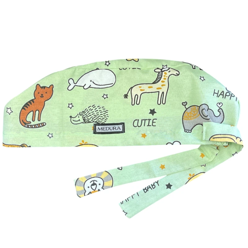 كلاه پزشكی مدورا طرح جنگل