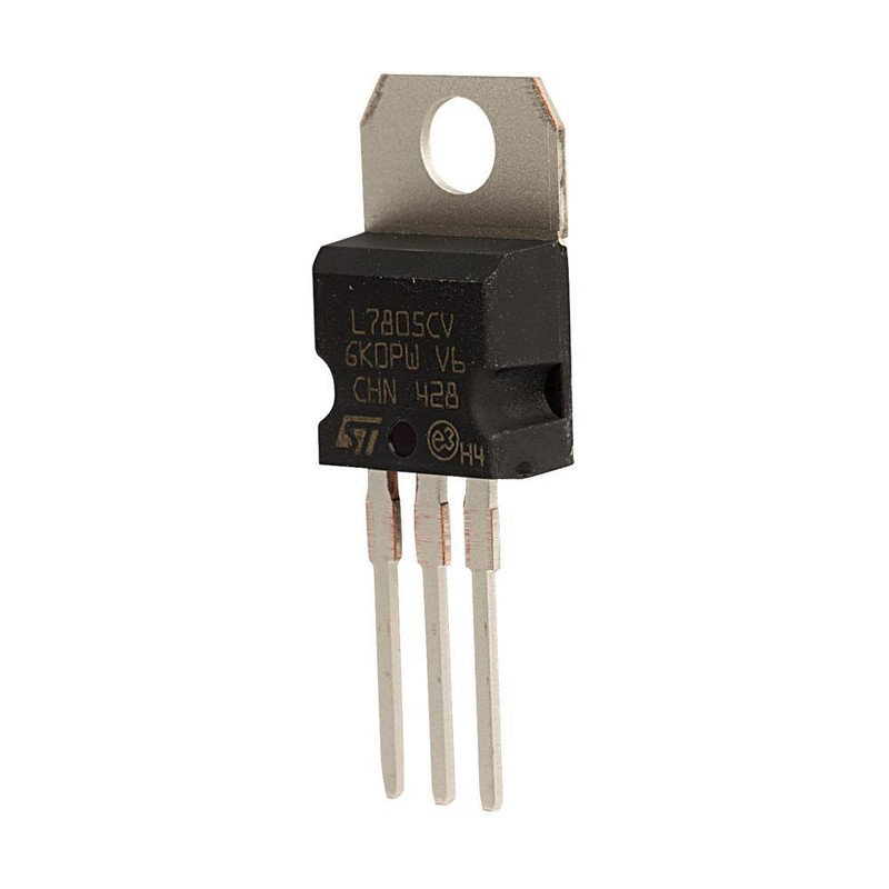 آیسی رگولاتور ولتاژ اس‌ تی‌ مدل L 7805 CV بسته 8 عددی