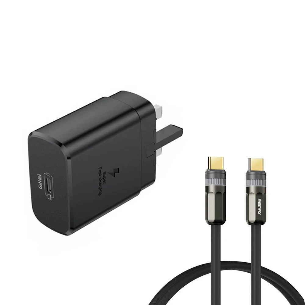 شارژر دیواری 45 وات فوننگ مدل S25 به همراه کابل تبدیل USB-C