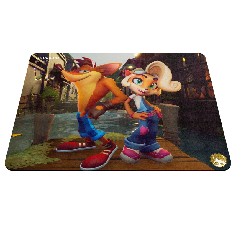 ماوس پد هومرو مدل A3956 طرح کراش باندیکوت