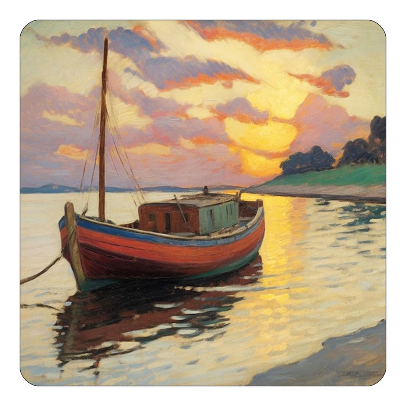 مگنت کاکتی طرح نقاشی رنگ روغن مدل mp70196