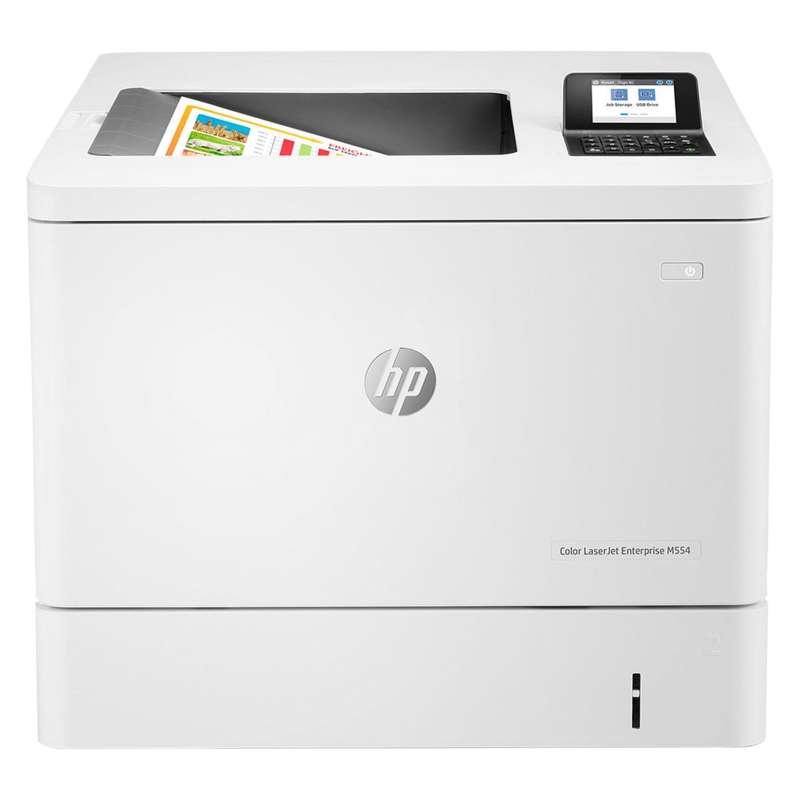 پرینتر لیزری رنگی اچپی مدل LaserJet Enterprise M554dn پرینتر لیزری رنگی اچپی مدل LaserJet Enterprise M554dn