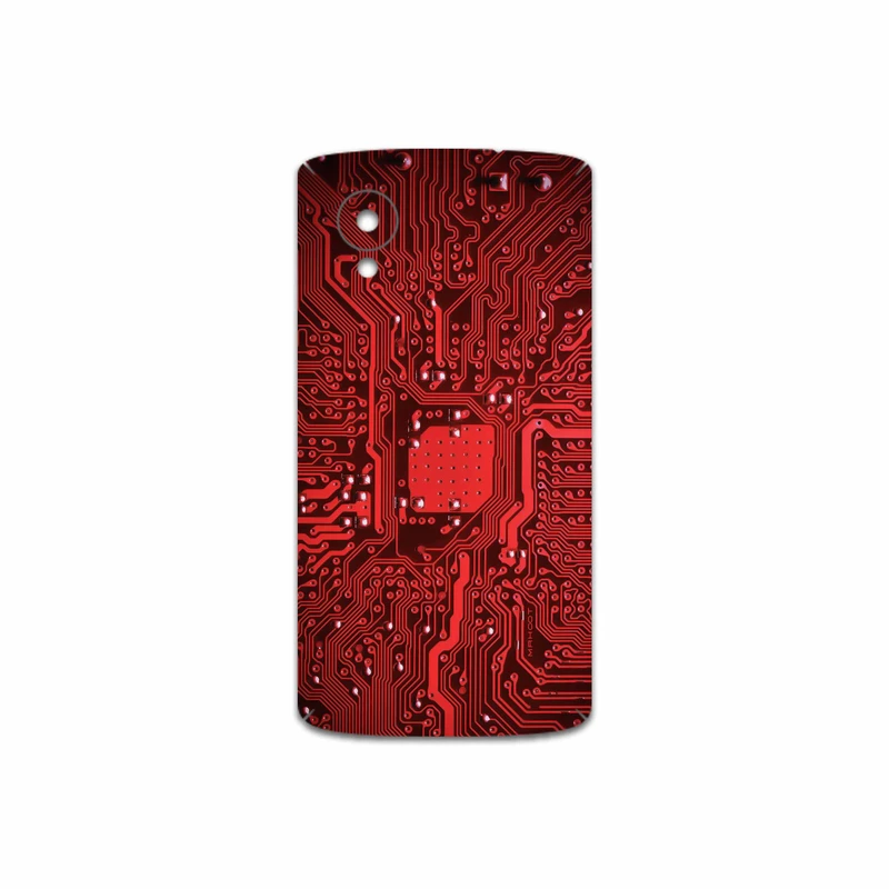 برچسب پوششی ماهوت مدل Red Printed Circuit Board مناسب برای گوشی موبایل گوگل Nexus 5