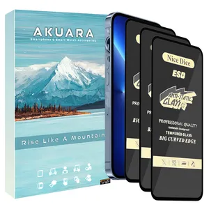 Akuara AKU nas3 Screen Protector Suitable For Apple iPhone 13 Pro Mobile Phone Three in Pack
