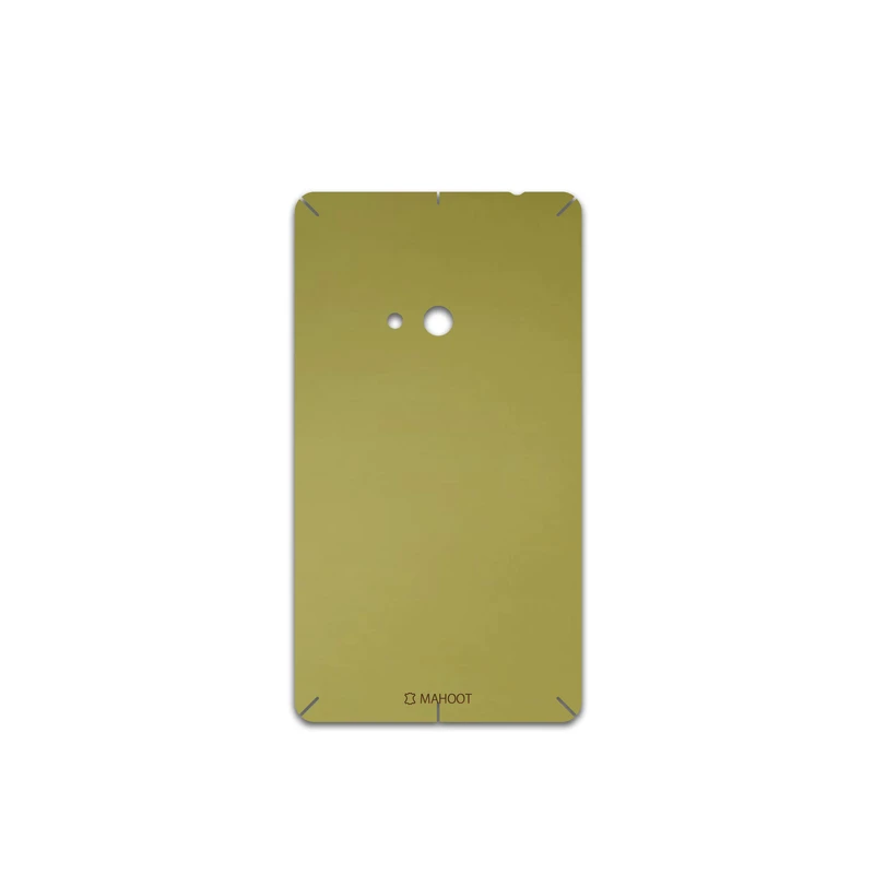 برچسب پوششی ماهوت مدل Matte-Gold مناسب برای گوشی موبایل نوکیا Lumia 625