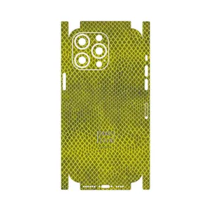 MAHOOT Yellow Snake Skin-FullSkin Cover Sticker for Apple iPhone 14 Pro Max