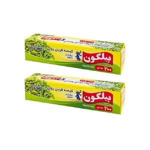 کیسه فریزر پیلگون مدل رولی جعبه ای دو بسته 200 عددی