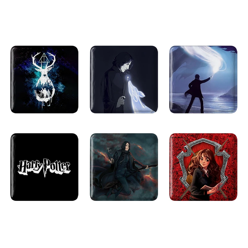 مگنت خندالو طرح هری پاتر Harry Potter کد 1581B مجموعه 6 عددی